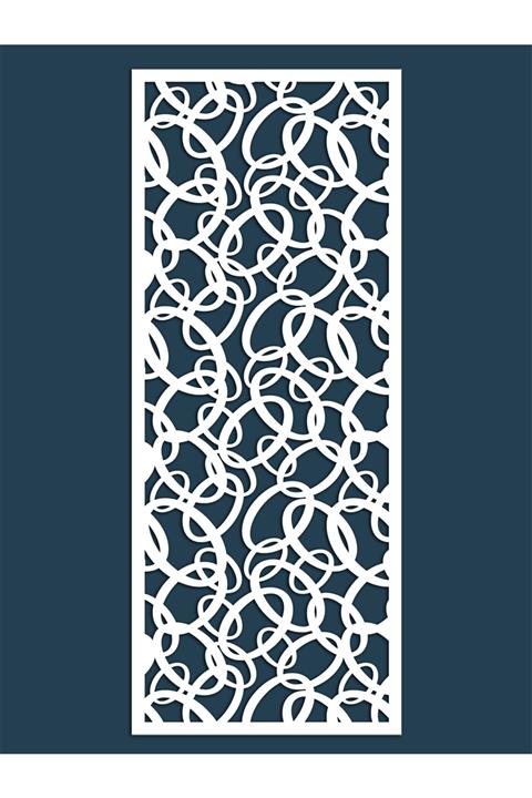 Liar Dekor Liar Ahşap Seperatör (Paravan) - KSP-31 - (18 mm) - (85 cm x 210 cm) - (Beyaz)