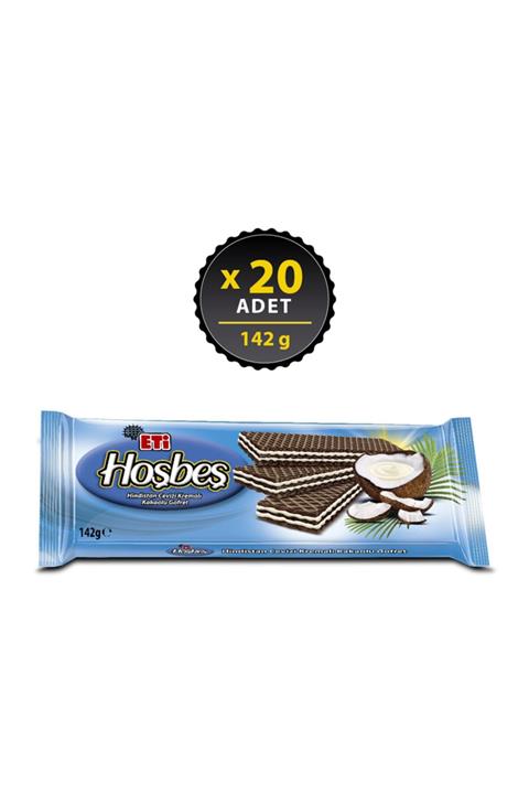 Eti Hoşbeş Hindistan Cevizli 142 g x 20 Adet