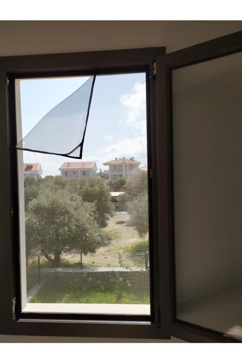 ERİKMANN Hazır Fransız Balkon Sinekliği En 00:80 Boy 00: 210 Fiberglass Tül Yıkanabilir