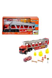 Matchbox Hot Wheels Taşıyıcı Itfaiye Aracı Oyun ve Yarış Seti Gwm23