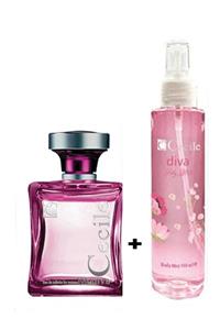 Cecile Diva Parfüm 100 Ml + Diva Body Mist Sprey 150 Ml