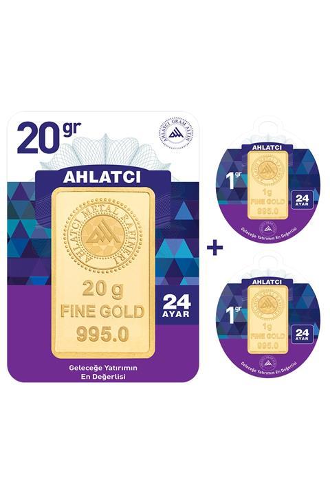 Ahlatcı 24 Ayar - 22 gram Külçe Altın