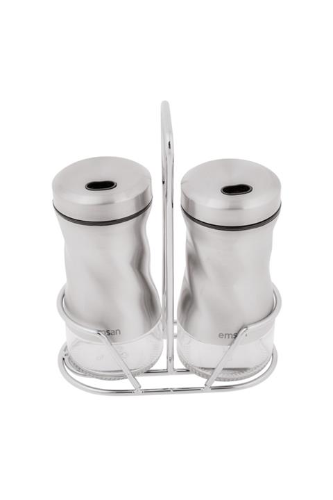 Emsan Twister Çelik Tuzluk Ve Biberlik