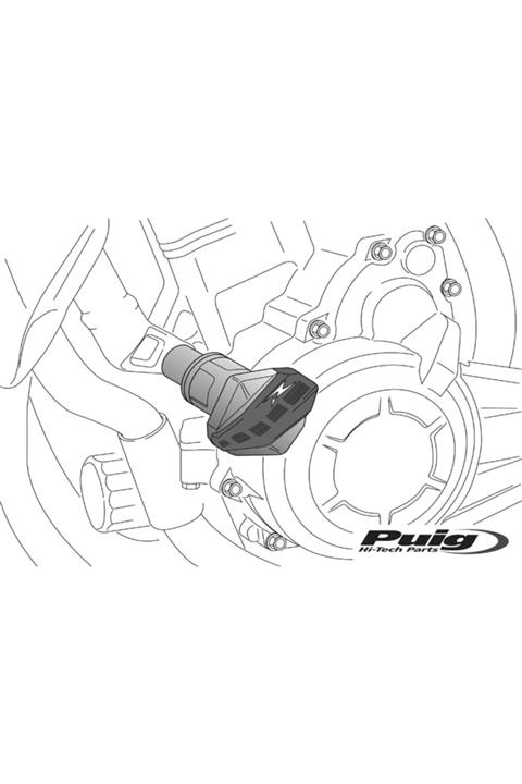 Puig 6565n R12 Ktm 390 Duke Siyah Koruma Topuz
