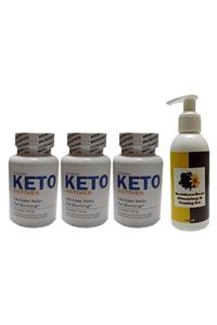 Keto Actives Weight Loss Kilolara Elveda 60 Pcs 3 Ad+150ml Acı Çehre Tohumu ,sıkılaştırıcı Jel