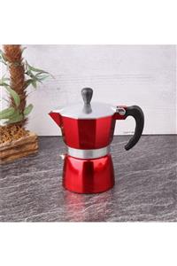 Tohana Kırmızı Moka Pot Espresso Cezve