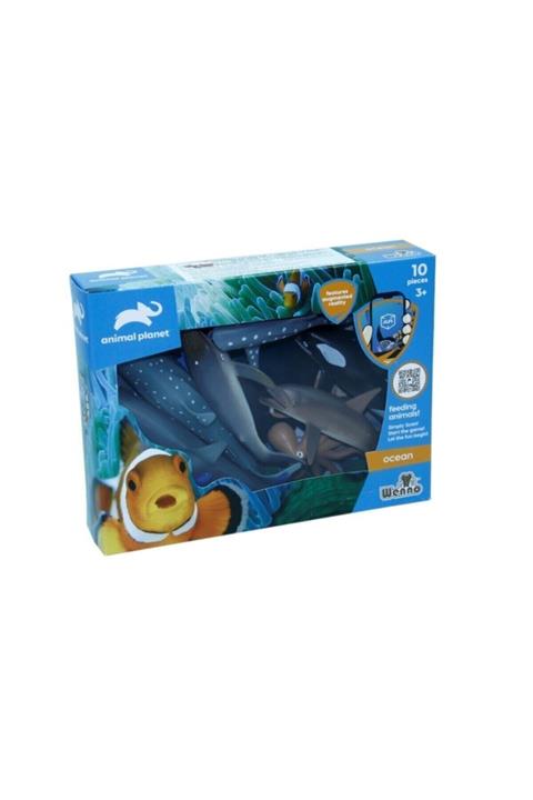 Vardem Kutulu 10 Parça Hayvan Seti Okyanus Hayvanları