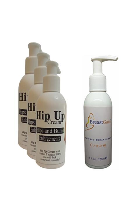 HİNTOHU Hipup Kalça Kaldırma,büyütme,sıkılaştırıcı Krem 120 ml 3ad Breastgain Toparlayıcı Göğüs Bakım Kremi