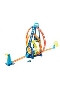 HOT WHEELS Track Builder Üçlü Çember Aksiyonu Seti