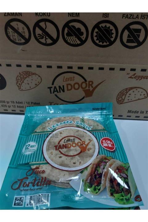 TANDOOR Tortilla Lavaş 15 cm Tambuğdaylı 300 gr 12 X 10'lu Koli