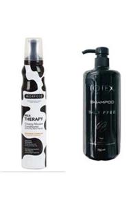 Morfose Milk Therapy Hair Mousse Saç Bakım Köpüğü 200 Ml + Totex Tuzsuz Şampuan 750 Ml