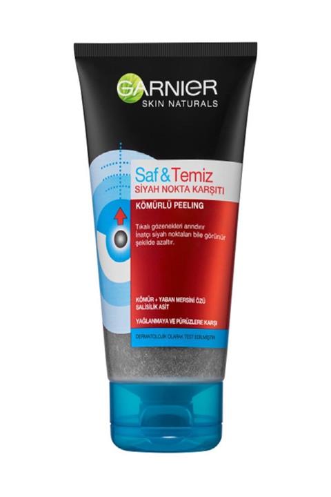 Garnier Saf & Temiz Siyah Nokta Karşıtı Kömürlü Peeling 150 ml