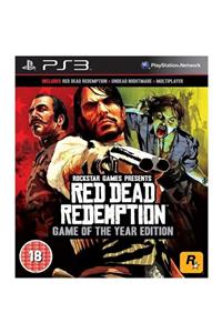 Rockstar Ps3 Red Dead Redemption Goy Edition Zombi Ve Normal Versiyon 2 Oyun Teşhir Ürün Orjinal Kutulu Oyun