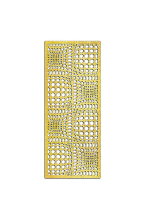 Liar Dekor Liar Ahşap Seperatör (Paravan) - KSP-106 - (10 mm) - (100 cm x 210 cm) - (Gold)