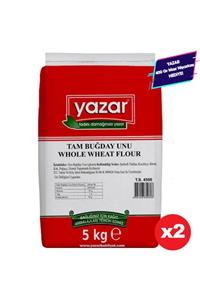 YAZAR Taş Değirmen De Öğütülmüş Tam Buğday Un 5kg X 2lı Kolı