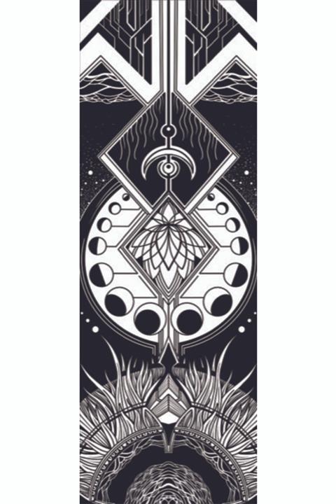 Yoga Zero Tattoo Durul Paksoy Tasarımı Yoga Mat- Taşıma Kılıf