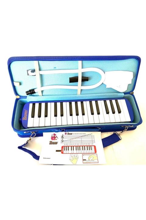 Brons Özel Çantalı Mavi Renk 32 K Melodika