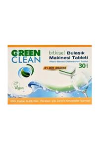 Green Clean Bitkisel Bulaşık Makinası Tableti 30 Adet 8690588005546