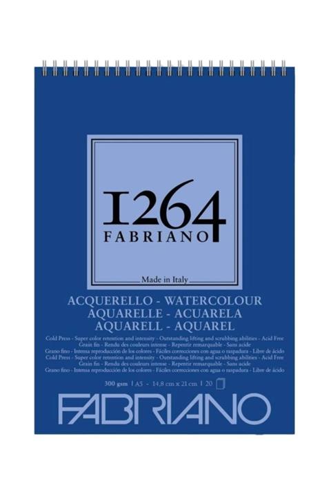 Fabriano 1264 Suluboya Defteri 300 Gram A5 Ebad 20 Yaprak