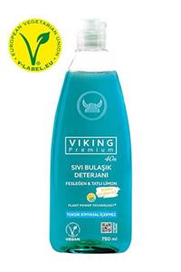 Viking Premium Vegan Bulaşık Deterjanı Fesleğen & Limon 750ml