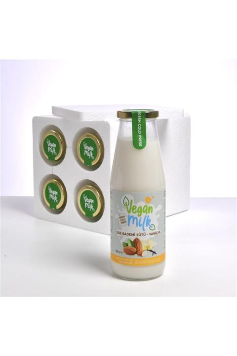 VeganMilk Ege Bademi Sütü Vanilya 700 ml 4lü