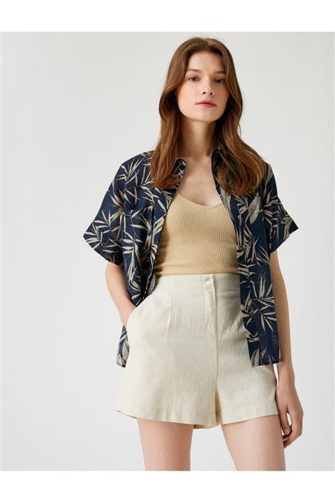 Koton Keten Sort Yüksek Bel