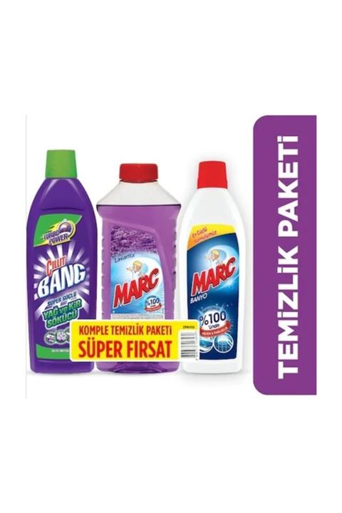 Cillit Bang Mutfak Temiz.+ Marc Yüzey Temiz+ Marc Banyo Temiz Bulaşık Deterjanı