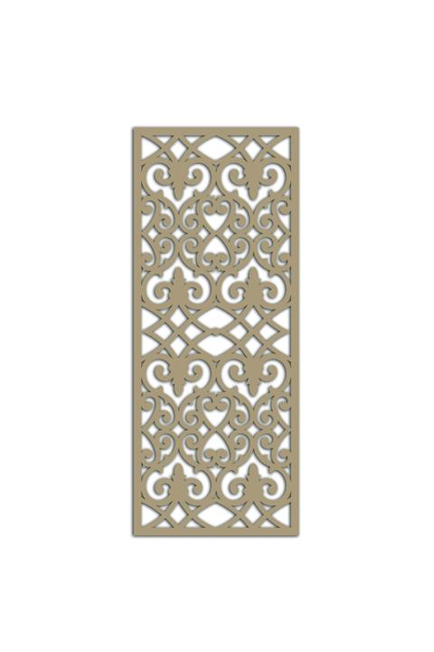 Liar Dekor Liar Ahşap Seperatör (Paravan) - KSP-206 - (18 mm) - (69 cm x 139 cm) - (Ham)