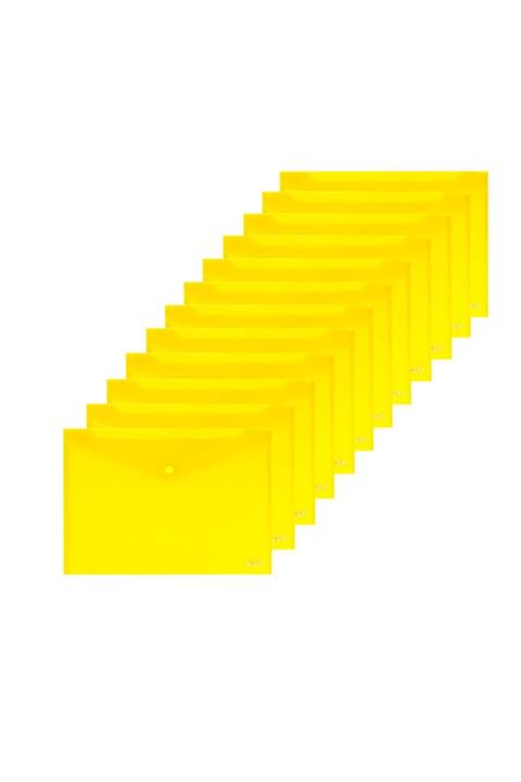 Noki Çıtçıtlı A4 Dosya Sarı 12 Li