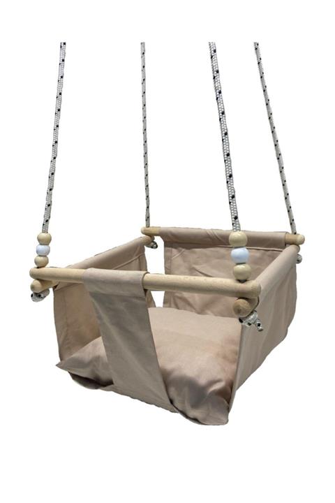 ConconBebe Ahşap Bebek Çocuk Bahçe Salıncağı