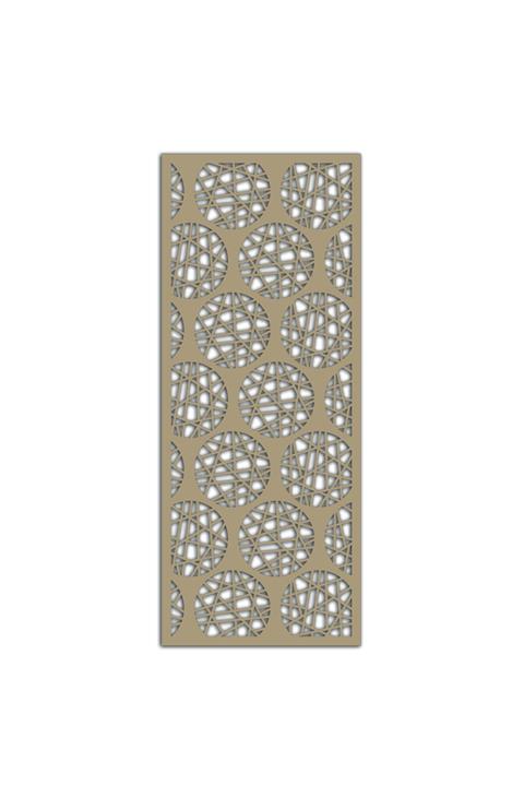 Liar Dekor Liar Ahşap Seperatör (Paravan) - KSP-104 - (10 mm) - (85 cm x 210 cm) - (Ham)