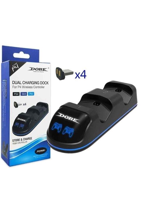Dobe Ps4 Dualshock 4 Dock Şarj Istasyonu Pinli