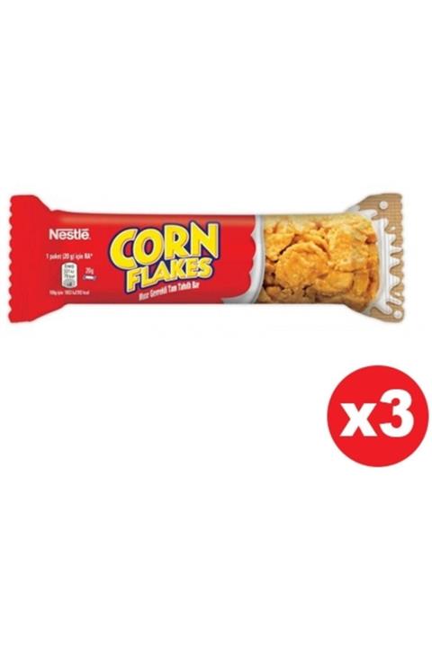 Nestle Corn Flakes Mısır Gevrekli Tam Tahıllı Bar 20 Gr X 3 Adet