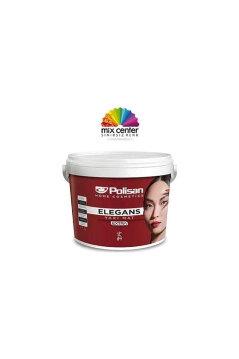 Polisan Elegans Extra Yarı Mat Boya Beyaz 2,5 L (Tüm Renkler)