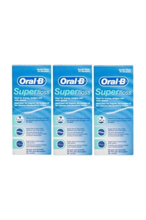 OralB Oral B Super Floss Diş Ipi 50 Adet X 3 Adet