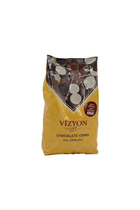 VİZYONN Select Bitter Pul Çikolata 2.5kg