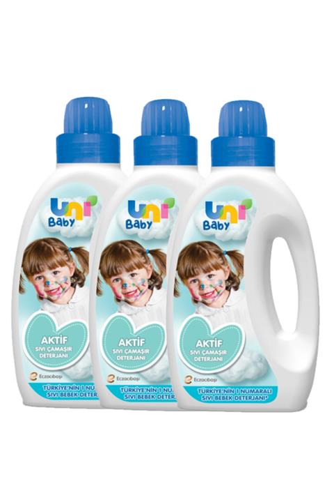 Uni Baby Sıvı Çamaşır Deterjanı 1500 Ml X 3 Adet