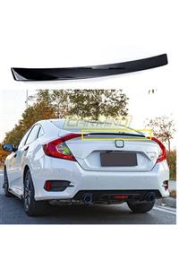 Carmind Honda Civic Fc5 Bagaj Üstü Anatomik Spoiler Piano Black