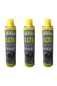 SWANSON WORKS Full Speed 101 Fren Ve Balata Genel Temizleme Sprey 500 Ml 3 Adet