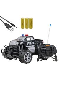 Hobimtek Hd-115 Uzaktan Kumandalı Şarjlı Polis Arabası Jeep