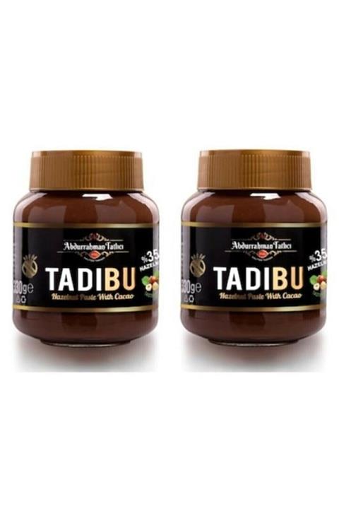 MARMARA ŞARKÜTERİ Abdurrahman Tatlıcı Tadıbu Kakaolu Fındık Ezmesi Çokokrem 330 Gr 2 Adet