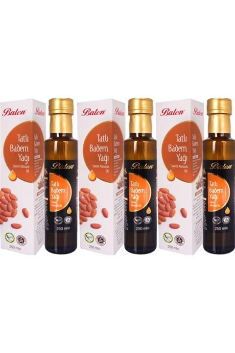 Balen Tatlı Badem Yağı 250 Ml. 3'lü