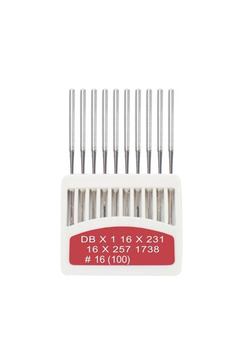 Orange Needles İnce Dip Düz Dikiş Makine İğnesi Dbx1 (16/100) 10 Adet
