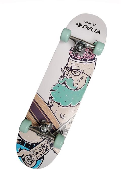 Delta Silikon Teker Üstü Zımparalı Kaykay  Clk 50