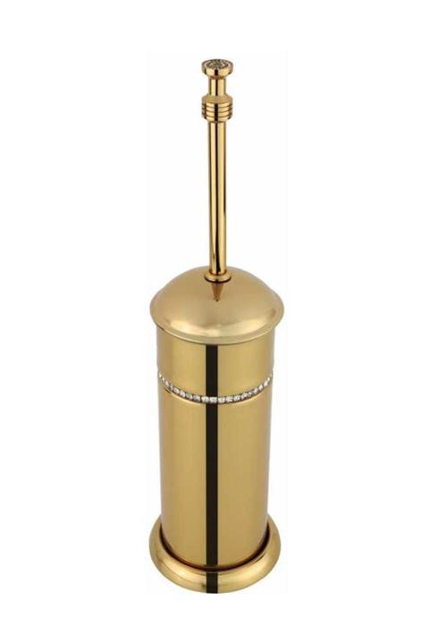 BAUBOSS Altima Altın Taşlı Tuvalet Fırçası (yerden)