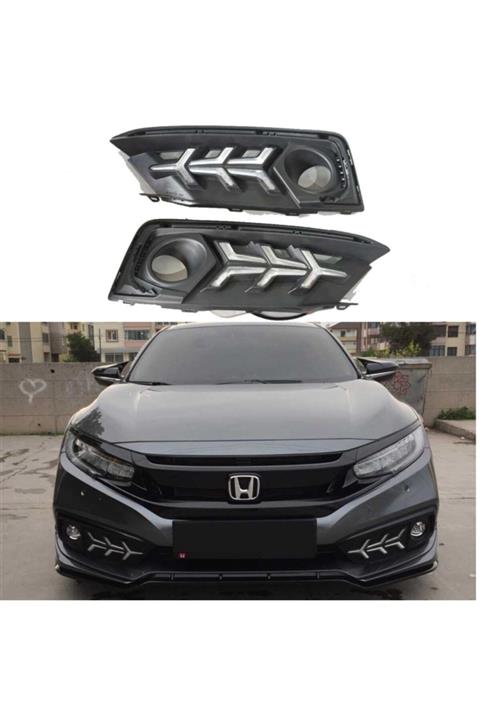beyaztuning Honda Civic Fc5 Ön Sis Gündüz Farı Ledli Uçak Model 2021-2022