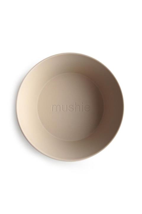 Mushie Dinner Bowl Single Round Vanilla - Yuvarlak Kase Tekli Vanilya Rengi
