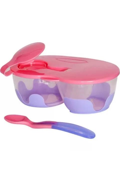 Bebedor Bebek Pembe Tabak ve Kaşığı 6+ay
