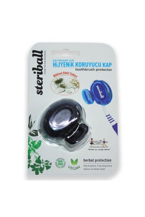 Steriball Siyah Diş Fırçası Koruma Kabı