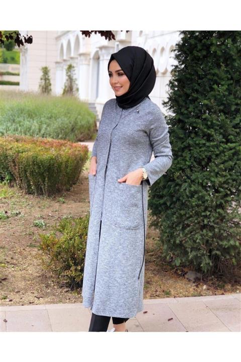 Armine 21kt513 Hırka Gri